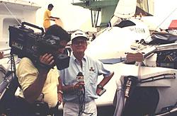 Phil ready to film an interview in Japan 1990.jpg